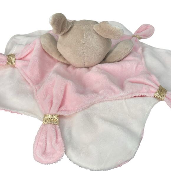 Mary Meyer Lovey Itsy Glitzy Fawn Deer Plush Pink Security Blanket 13in Baby Toy - Picture 4 of 11